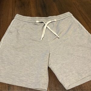 Armani Exchange Light Gray Athletic Shorts